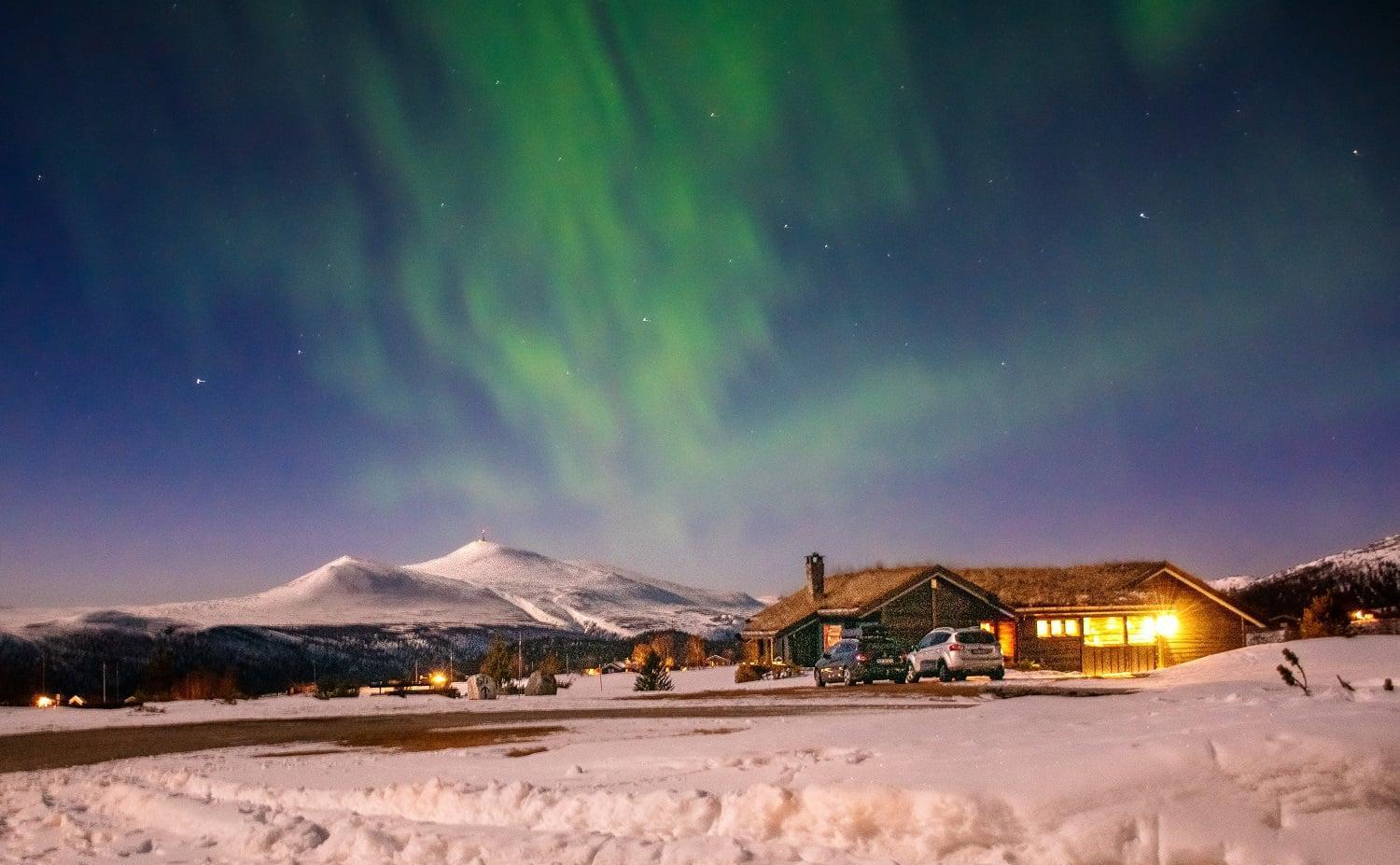 Hovringen Fjellstue Hotell Exteriör bild